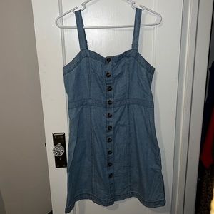AE Denim Jumper Dress - Sz L